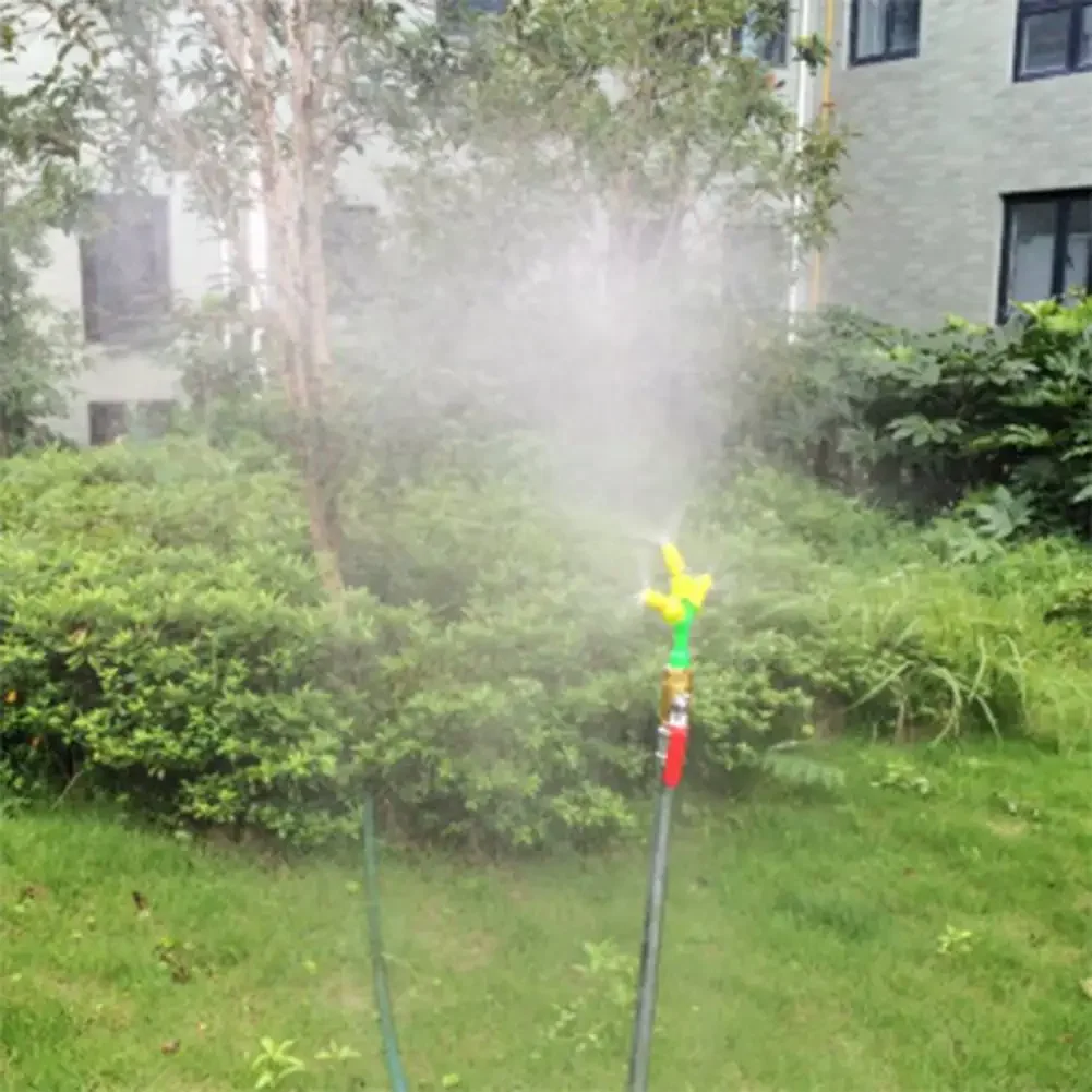 Adjustable Spray High-Pressure Nozzle Water Distribution Yellow System Efficient Water Usage Versatile Spraying