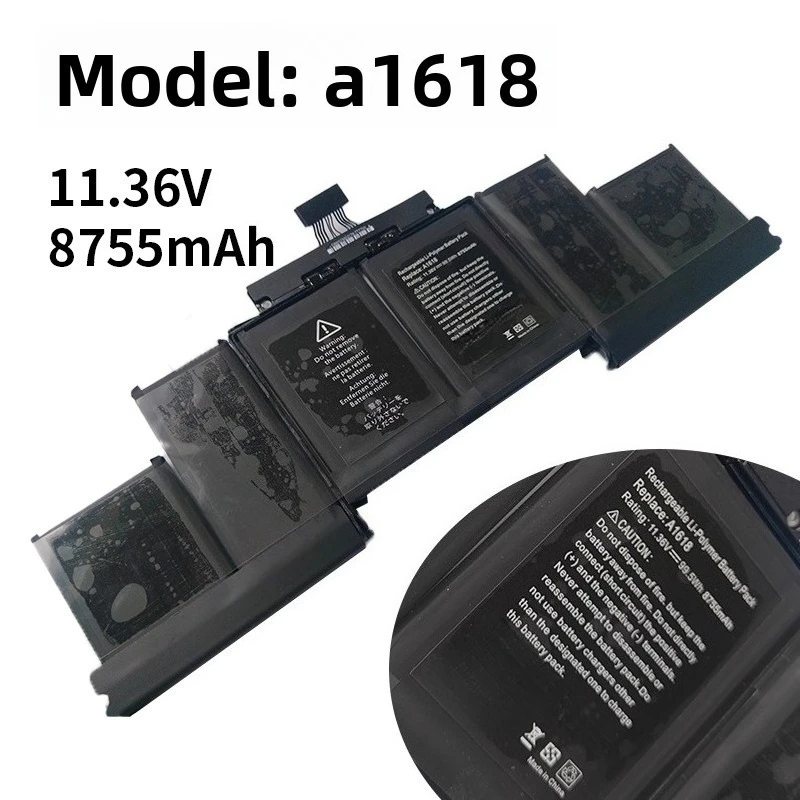 بطارية لجهاز A1417 A1494 A1618 ماك بوك برو 15 "A1398 بطارية بديلة للكمبيوتر المحمول البطارية الأصلية السعر المنخفض