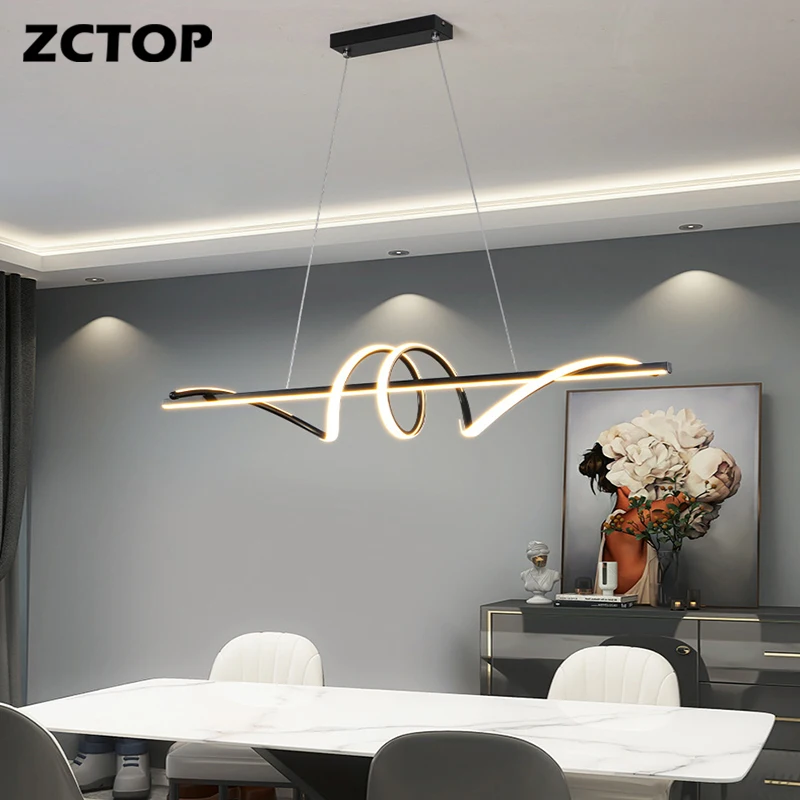 

2022 NEW LED Pendant Lamps Home Restaurant Pendant Lights For Living Dining Room Kitchen Bar Office Indoor Chandeliers Fixtures