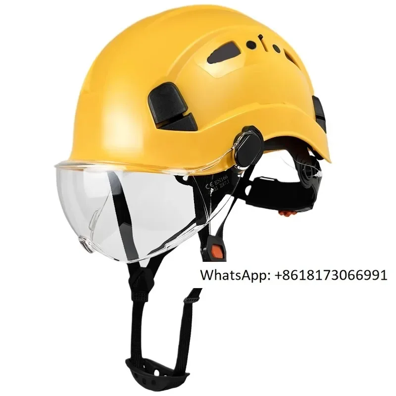 Darlingwell ABS Eye Protection Anti smashing Breathable Safety Helmet New National Standard Construction Rescue Helmet