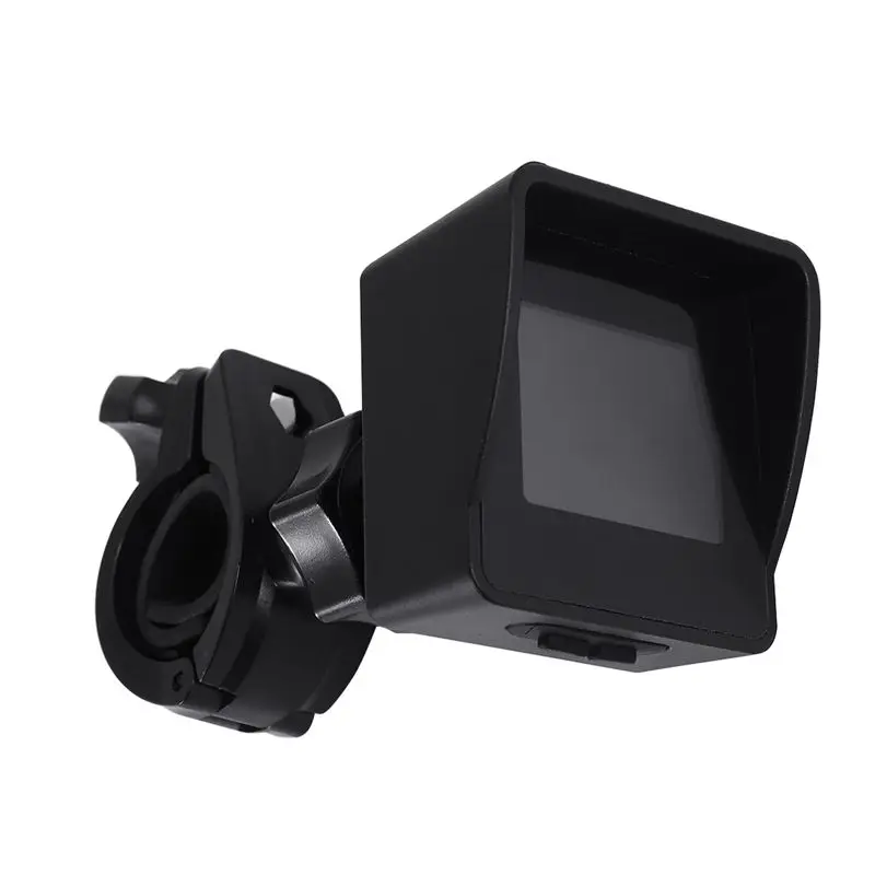 AU28-Solar Wireless Tire Pressure Monitoring System Motorcycle TPMS Tire Pressure Monitor LCD Display 3 External Sensors
