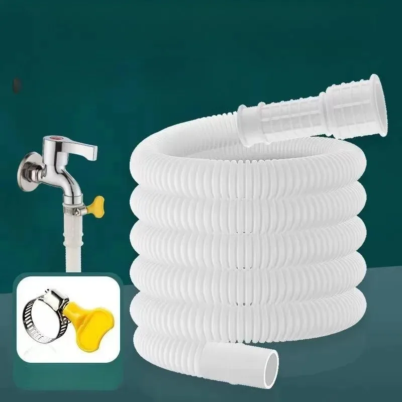 

Белый сливной шланг 1-4 м, впускные шланги, удлинительная сливная трубка для кондиционера, стиральная машина, аксессуары для кухонного крана