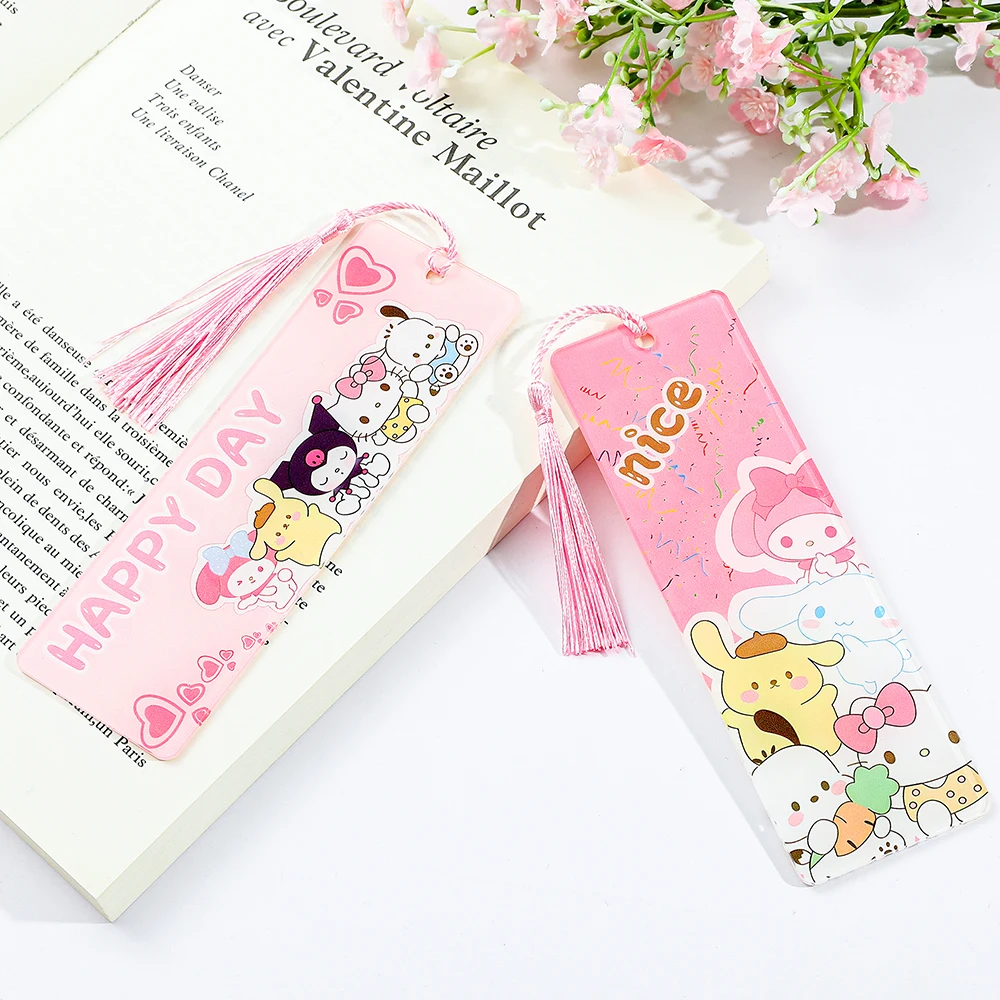 

Creative Kitty Acrylic Bookmark Cute Anime Gift Suitable for Girls Adult Gift for Daughter Student Study Stationery