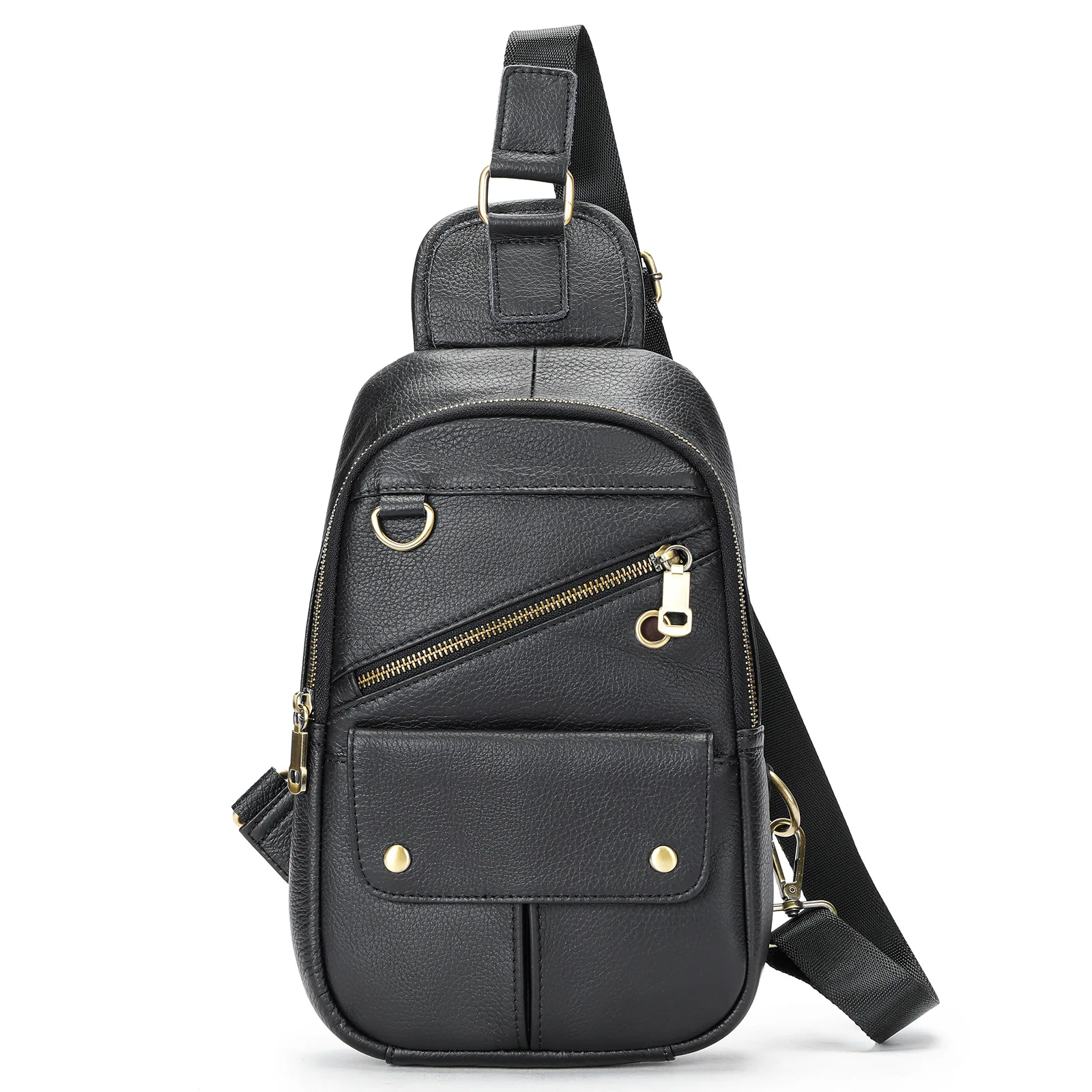 

Новая многослойная стеганая женская сумка-слинг, Оксфорд, большая вместительная нагрудная сумка, однотонные повседневные сумки на плечо для путешествий на открытом воздухе