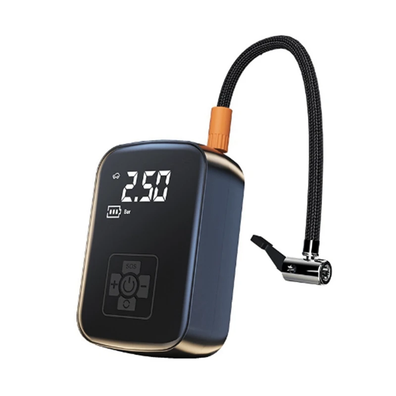 Compresseur d'air de voiture, pompe de gonflage, micro pompe de gonflage de voiture, peut être utilisée comme banque d'alimentation pour voitures, vélo, Hurcycles, Top