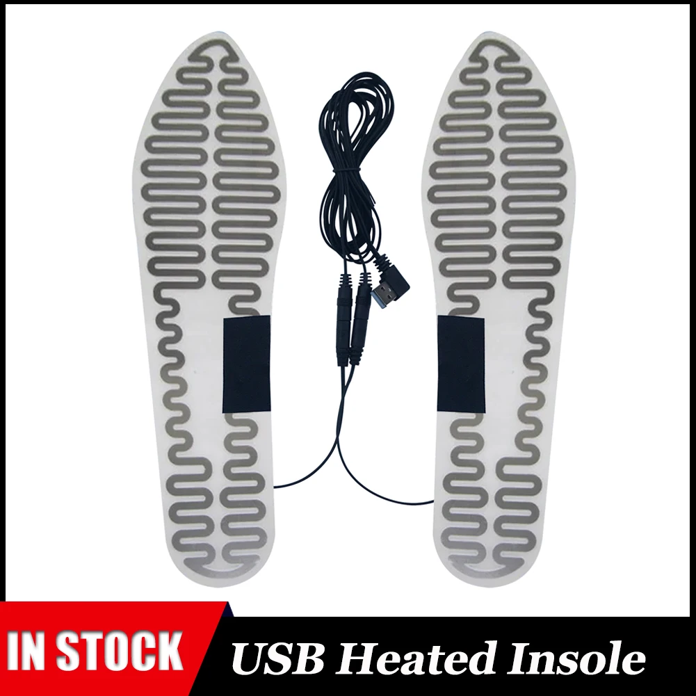 

Electric Heating Insoles 5V Rechargeable Electric Heated Insoles Film For Men Rapid Heating Rechargeable Foot Warmer Heated