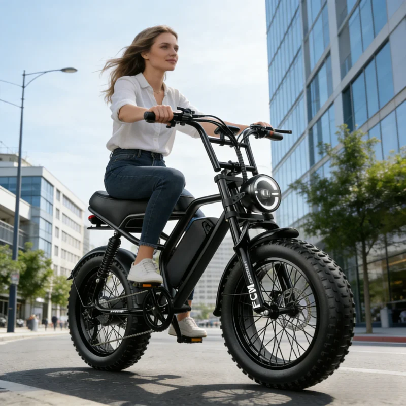 Bicicleta Eléctrica de 14/20 Pulgadas, 1000w/2000w, Envío Local Gratuito, 30-50 mph, 30-60 Millas, Batería de 48v, para Bicicleta Eléctrica de Dos Ruedas