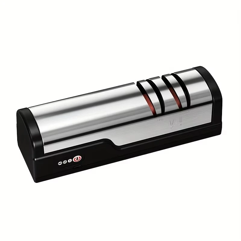 

USB rechargeable portable electric knife sharpener with adjustable angle