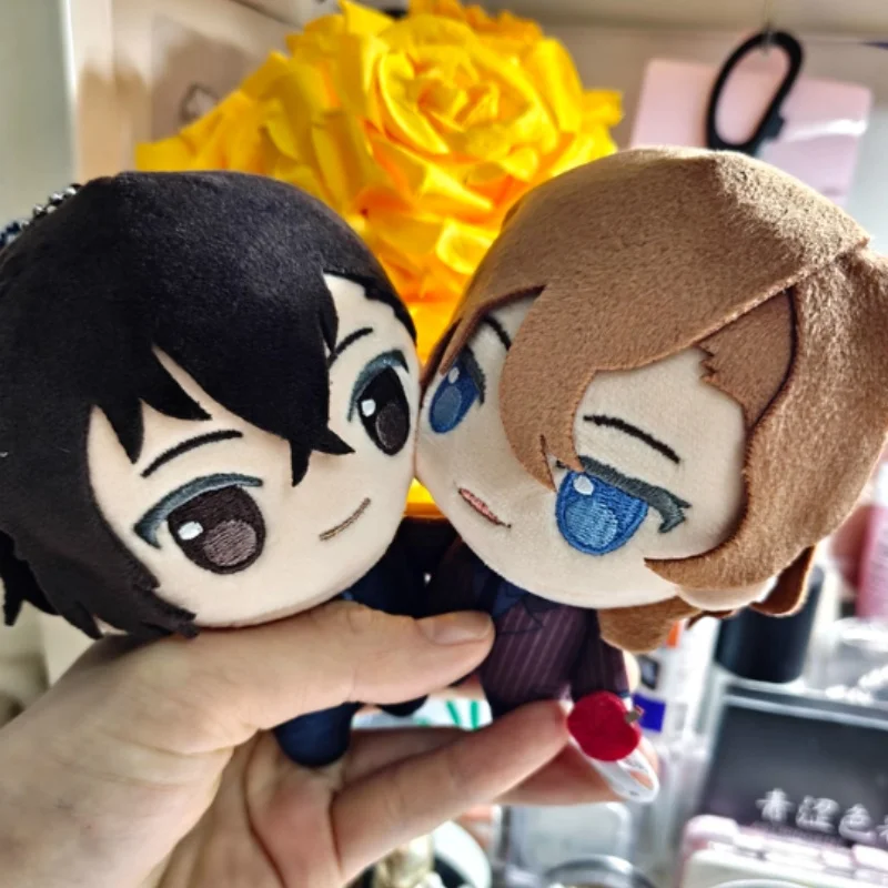 

Плюшевая кукла-брелок Bungo Stray Dogs BSB Накахара Чуя Дазай Осаму в костюме, Q-версия, украшение, аниме-мерч, подарок