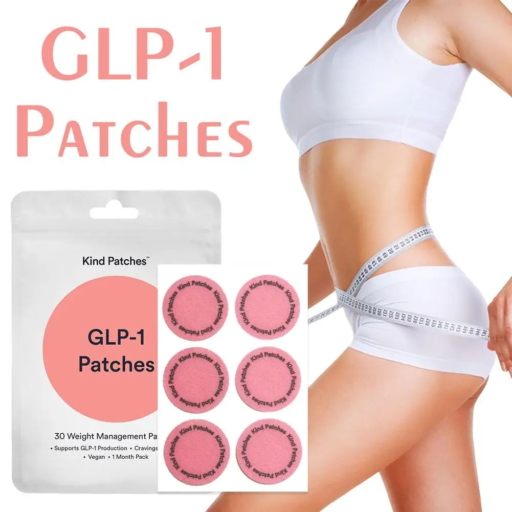 10/5/3/1Bags GLP-1 Peptide Belly Slim Patch Women Metabolism Support Patch Abdomen Slimming Fat Burning Weight Loss Slimer Tool