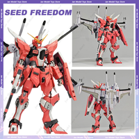 NEW GAOGAO SEED FREEDOM HG 1/144 Infinite Justice Type II PVC Anime Figures Action Figure Assemble Model Toys Decor Custom Gift