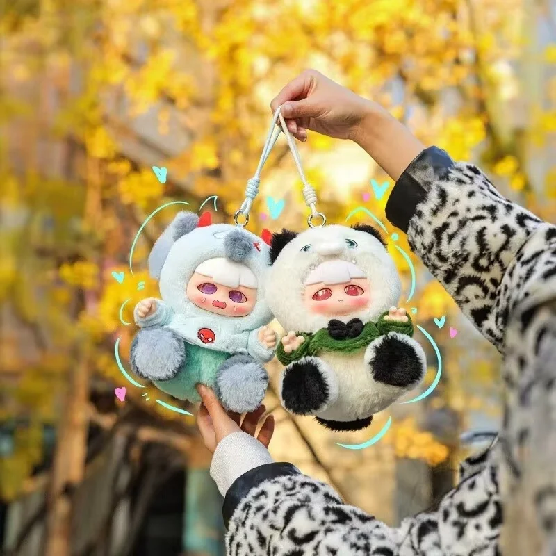 Caja ciega de la serie MOMOO Night Magic Animal, muñeca de vinilo de dibujos animados, bestia nocturna, juguete sorpresa bonito, decoración de habitación, regalo de colección