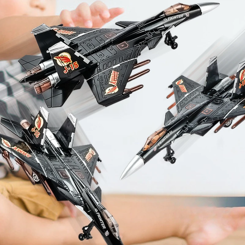 

J-15 истребитель, военная модель, истребитель, сплав, акустооптический, высокая имитация сплава, игрушка, орнамент, подарки FJ8
