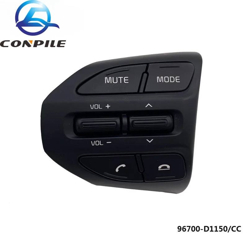 1pc for KIA K4 KX3 Multifunctional Steering Wheel Audio Control Bluetooth Button 96700-D1150