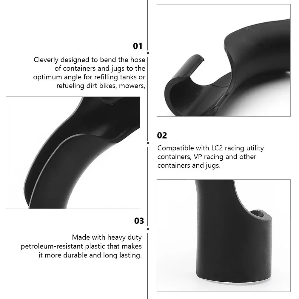 

Hose Bender Tubing Retainer Professional Plastic Fuel Jug Gas Can Compatible VP Durable Easy Refueling For Tanks Jugs