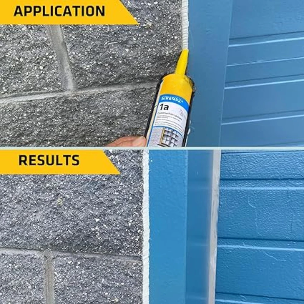 مجموعة Sikaflex 1a الجديدة - مكون واحد، مرن، غير قابل للترهل، ملموسة البولي يوريثين ومانع التسرب للبناء للأسطح الرأسية والأفقية #3