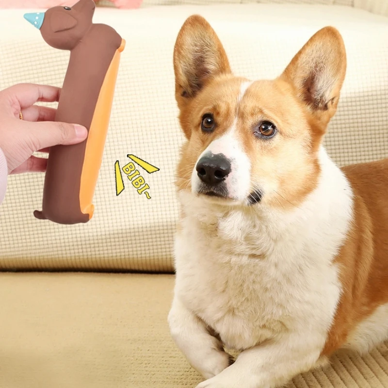 لعبة مضغة الكلب مقلد الألماني صار لدغة مقاومة جرو لعبة التدريب سيليكون تنظيف الأسنان لوازم لعبة الكلب #4