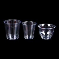 30-50pcs Clear Plastic Disposable Cups Party Shot Cup Tumblers Wine Tea Coffee Cup Jelly Ice Cream Cups Birthday Ice Cream Cup