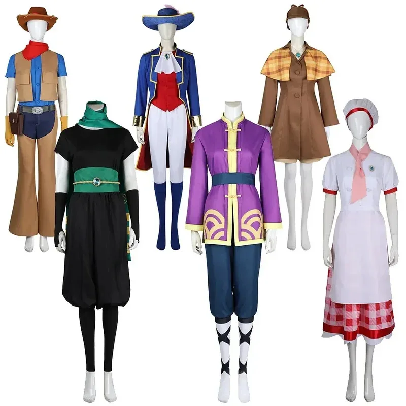 

Game Peach Showtime Cosplay Costume Princess Disguise Full Sets Uniforms Halloween Carnival Party Performance Clothes Roleplay