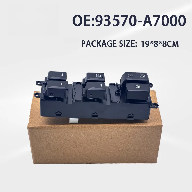 Window Switch 93570-A7100 For Kia For K3 2014-2018 For Cerato For Forte 2013-2017 Power Window Regulator Control Button LHD 6