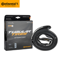 Continental Tubular Tyre Sprinter 700x25C 28x25mm Max 170psi SafetySystem Breaker Black Chili for Road Bike Racing & Training