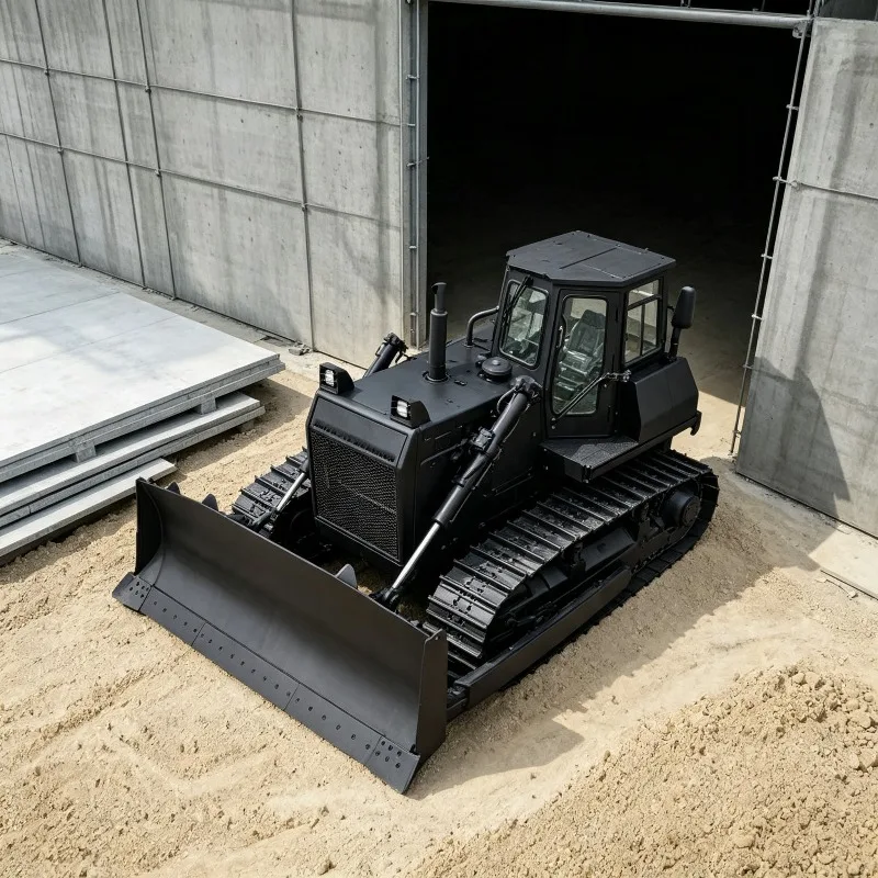 Hydraulic Diesel Bulldozer with Air Conditioner High Digging Power 5 Ton Mini Crawler Bull Dozer Bulldozers Earthmoving Machine