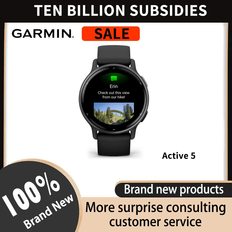 

Garmin Active 5 Smart Sports Health Watch Running Cycling Swimming Yoga Heart Rate Aerobic Fitness Business Chinese Version Watc