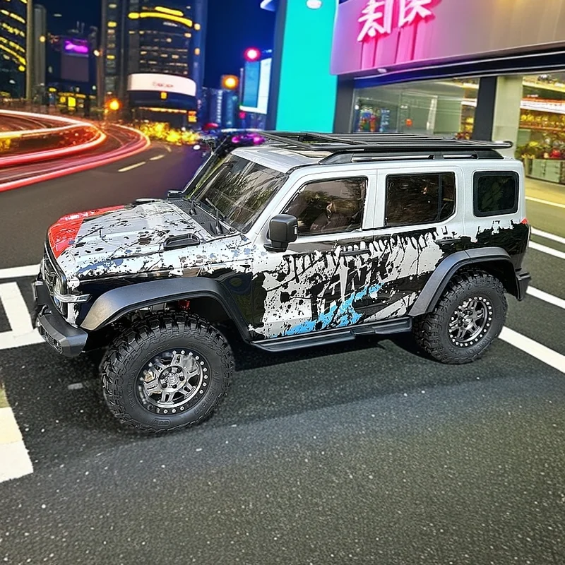 KM Thor 1/8 TANK300 coche de escalada conmemoración del tercer aniversario RC Control remoto vehículo eléctrico todoterreno cerradura diferencial