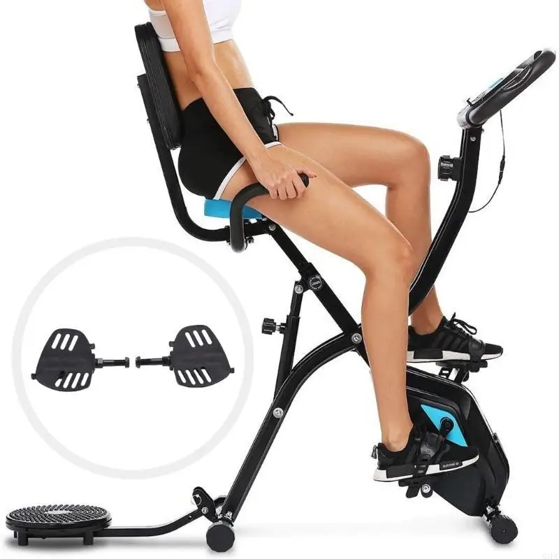 

2lots Road Bike Pedals With Straps Universal Stationary Recumbent Bike Pedals