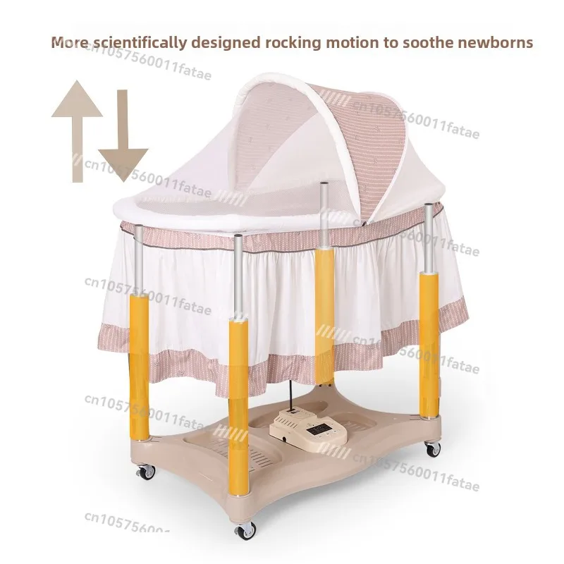 

Smart Electric Baby Cradle with Gentle Rocking for Sleep | Baby Sleep Aid Bed