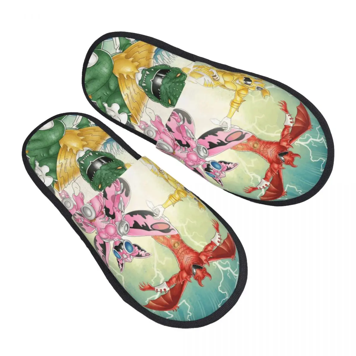 

Custom Japan S-Supers S-Sentais Animes Memory Foam Slippers Women Cozy Warm House Slippers