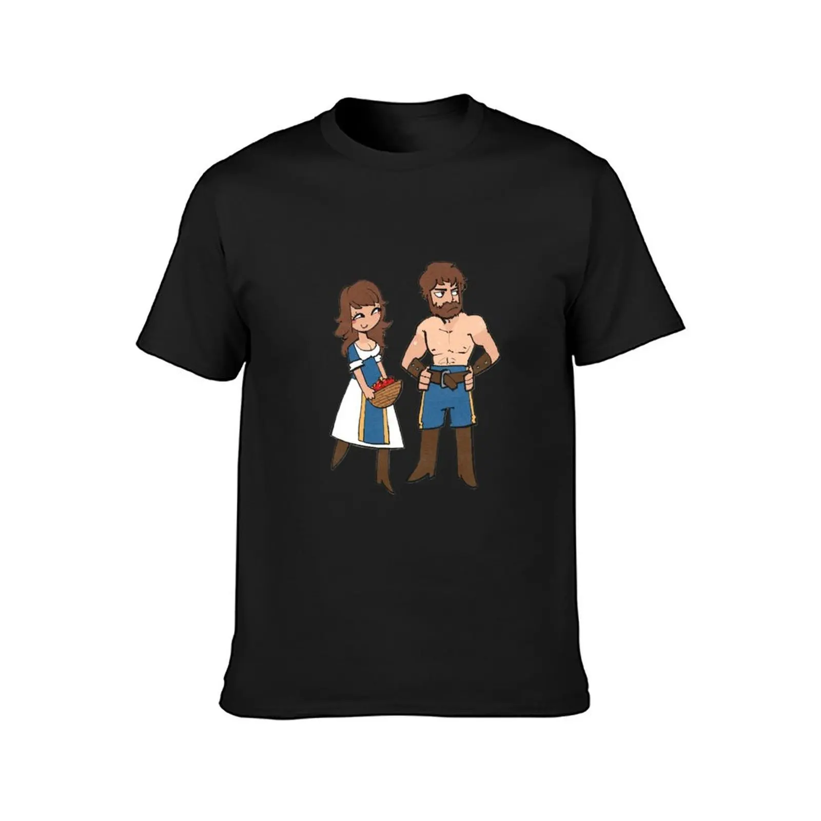 Age of Empires 2- Villagers In Love T-Shirt vintage Short sleeve tee Blouse T-shirts for men