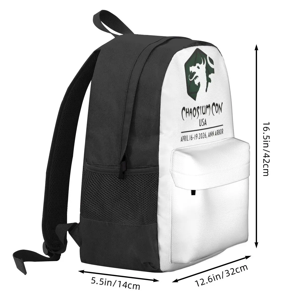 Chaosium Con USA 2026 Official Backpack Student BookBag Children School Bag Laptop Shoulder Bags for Boys Girls