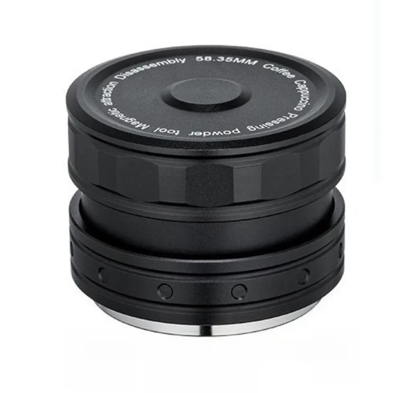 

2026 51mm 53mm 58mm Pressure Bounces Gravitational Force Stainless Steel Espresso Coffee Tamper and Distributor