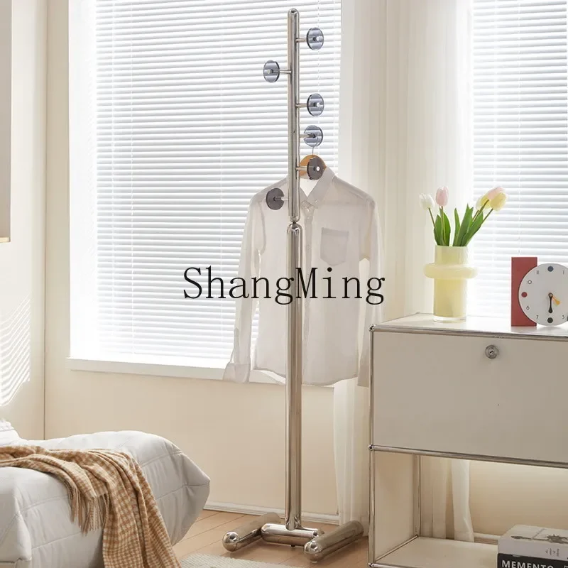 CL light luxury hanger stainless steel floor bedroom bedside simple household clothes at night