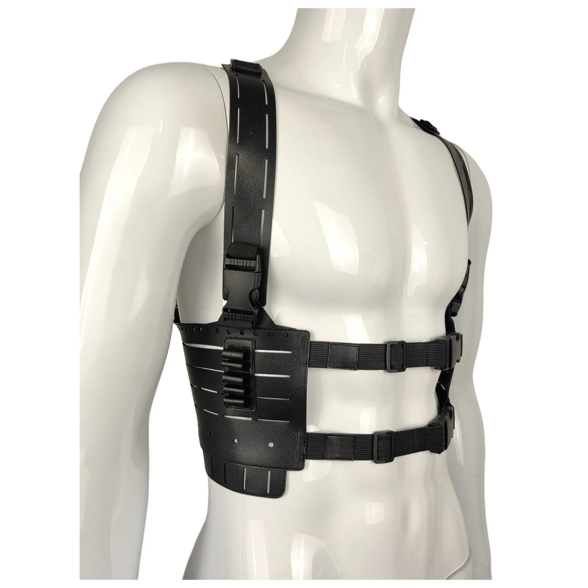 Game Harness Leon Cosplay Gear for Halloween Costume Adjustable Tactical Vest Gothic Body Chest Strap Airsoft Wargame Accessory view 4