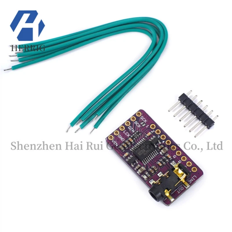 

The smart speaker is modified with a special DAC decoder board for AUX output stereo PCM5102