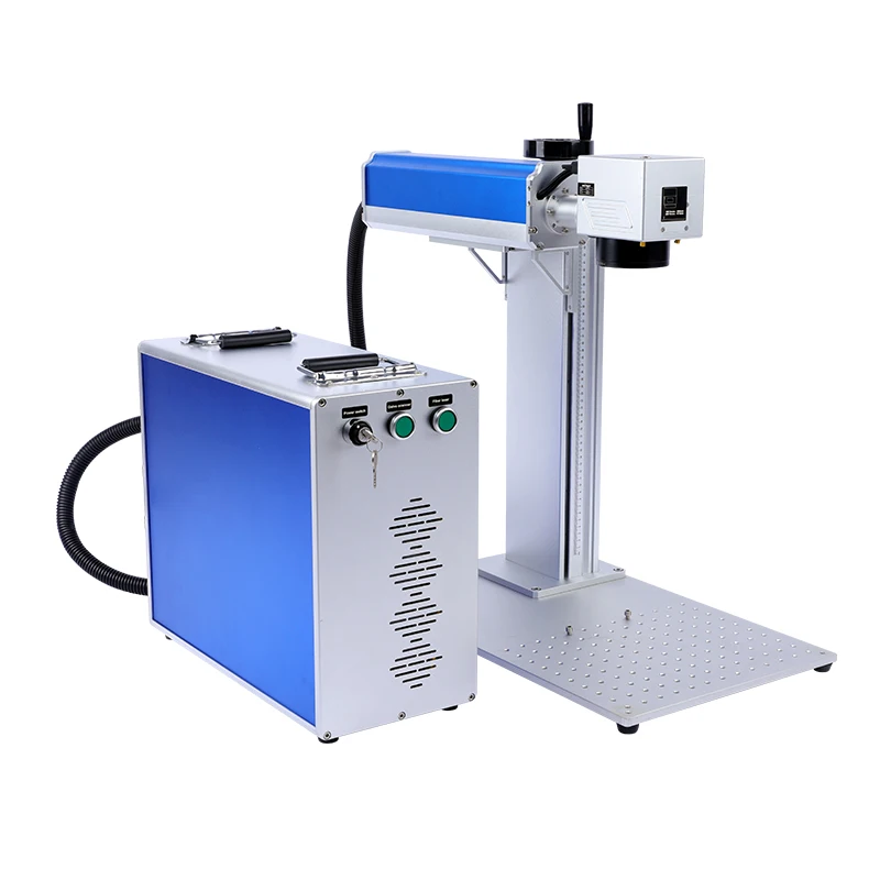 20W 50W 30W Portable Raycus Metal Engraving Fiber Laser Marking Machine For Sale