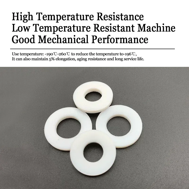

CS 1,5 мм, наружный диаметр 28 мм ~ 100 мм, белые прокладки из ПТФЭ, пластиковые плоские шайбы для насоса, компрессора, чайника для смешивания - уплотнительная упаковка/10 шт.