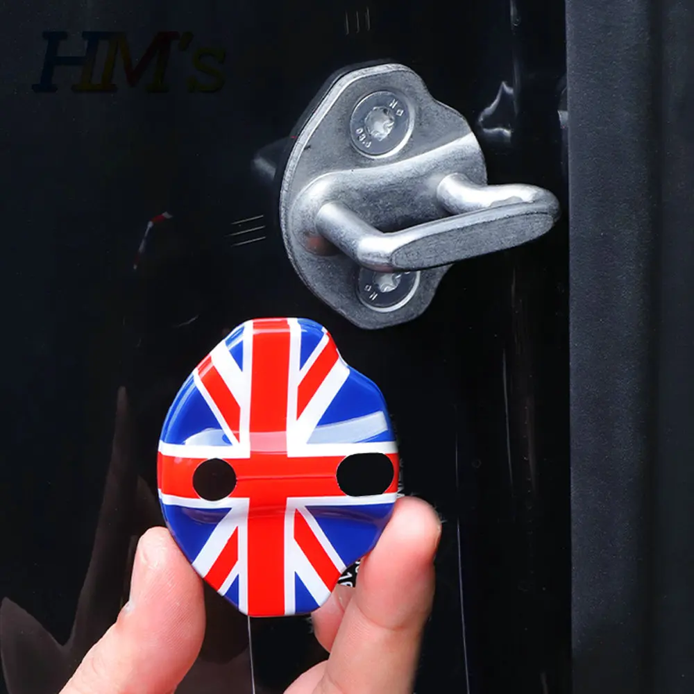 Compatible with Mini Cooper MN J01 J05 U25 2024+ Car Door Lock Protective Sticker Cover Interior Decoration Accessories 2