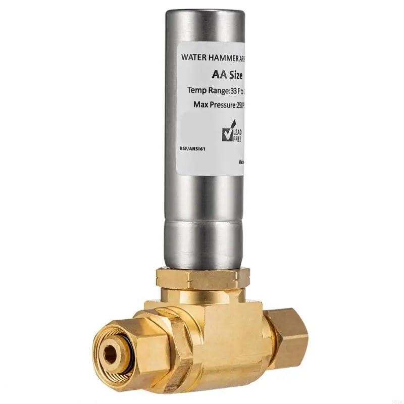 

02DC Practical Water Hammer Arrestors for Washing Machines and Garden Hoses Builts With Brass Chambers and Extra Washer Set