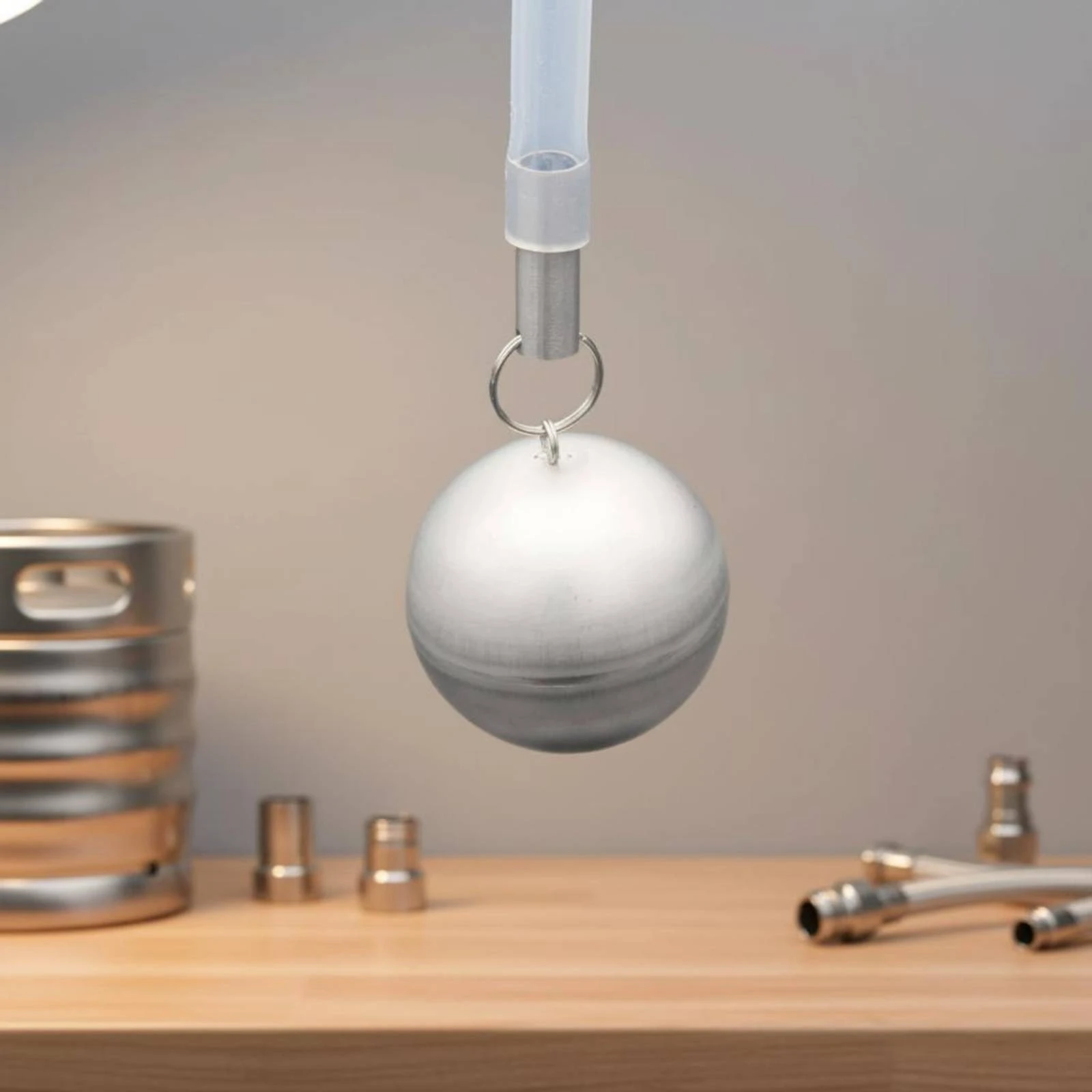 Floating Immersion Tube Kit 80 Cm Hose Beer Buoyant Ball Tube Keg Pickup Buoyant Home Brew Brewing Accessory Easy to Clean