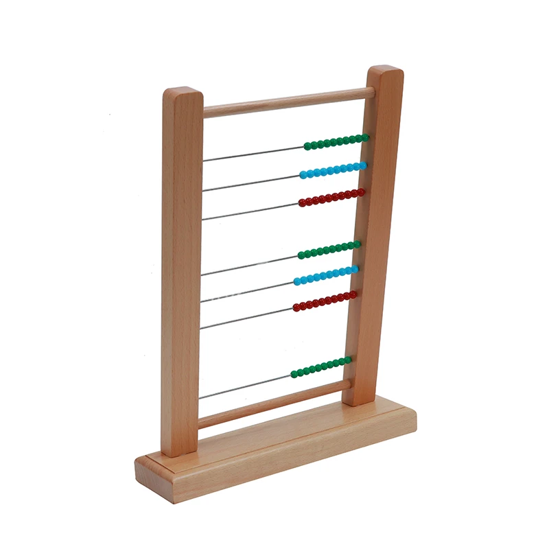 Montessori Wiskundige Materialen Grote Kraal Frame Abstractie Leermiddelen Houten Telraam Spel Educatief Speelgoed Leermiddelen