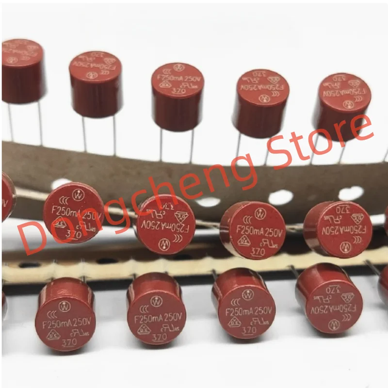 10PCS 370 Round Fast Blow Fuse F40MA F50MA F63MA F500mA F1A 2A 2.5A F3.15A 4A 5A 6.3A 250V LCD TV Power Board fuse F40MA-F6.3A
