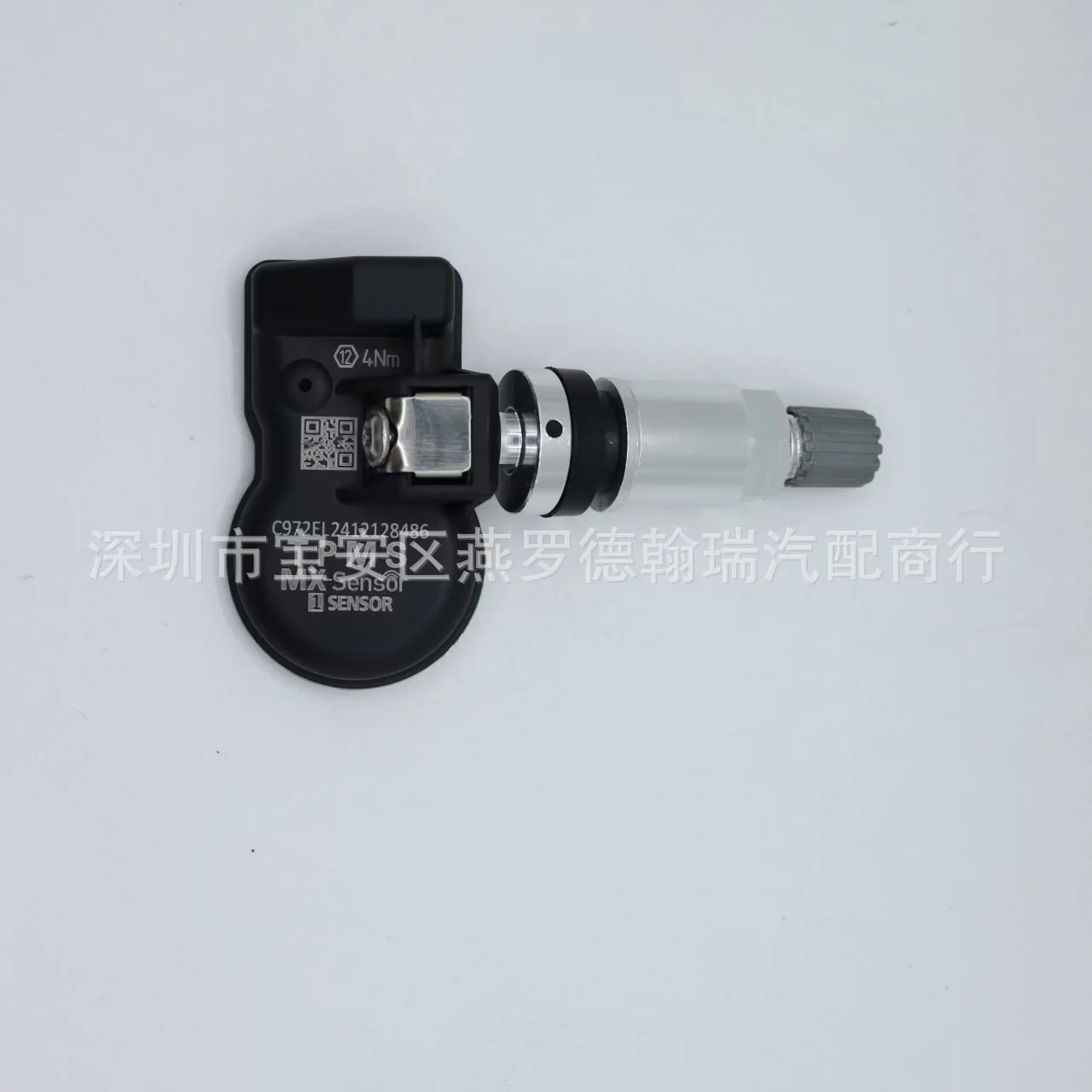Programmable Universal TPMS Sensor 315MHz 433MHz Tire Pressure Monitoring Sensor with Metal or Plastic Valve Stem for Car Tire