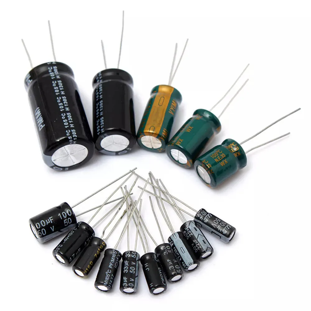 Aluminum Electrolytic Capacitor 10V 16V 25V 35V 50V 400V 450V 1UF 10UF 100UF 220UF 330UF 470UF 680UF 1000UF 47UF 22UF