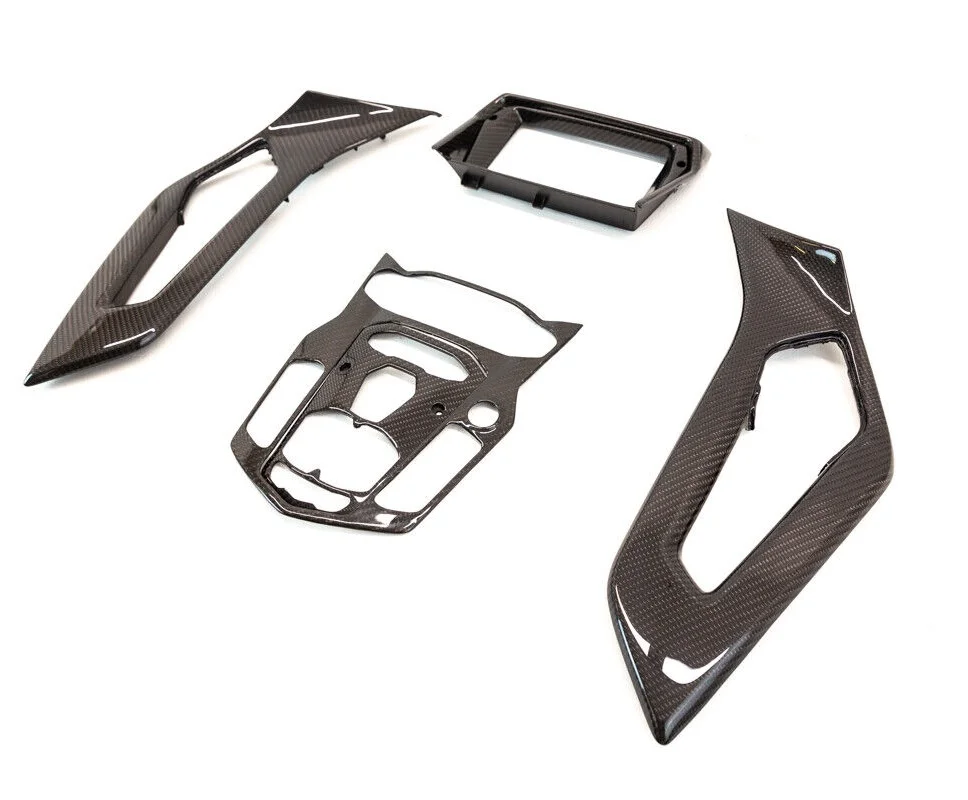 Carbon Fiber Interior Modify Cover Trim Set Replace Style Fit For Lamborghini Aventador LP700 LP720 LP740 LP750 2012-2021