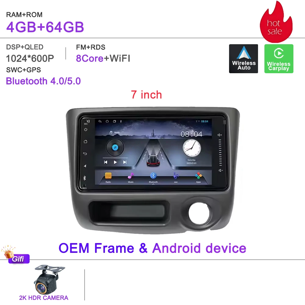 Android 16 Voor Toyota Vitz Yaris Echo 1999-2005 Carplay Auto Radio Multimedia Video Player Navigatie GPS Geen 2Din 2 Din DVD