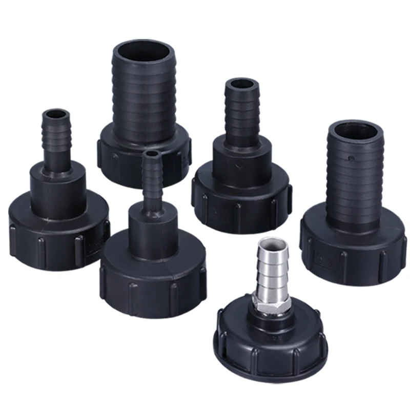 1000L IBC Tank Adapter 60mm Coarse thread Tap Connector Water Tank Fitting For Home Garden Water Drain Joints 1Pcs