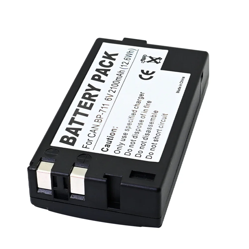 2100mAh Battery for Canon BP-711 BP-714 BP-726 BP-818 BP-E718 BP-E722 BP-E77 BP-E77K BP-E818 E61 ES900 ES180 UC2